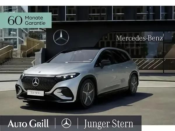 Metalliclack hightechsilber Gebraucht 2022 Mercedes EQS450+ SUV | 81.900 € (Fairer Preis) - Bild 1/4