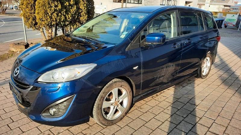 Gebraucht Mazda 5 Sports-Line 150 PS (110 kW) 2010 Blau Van / Kleinbus