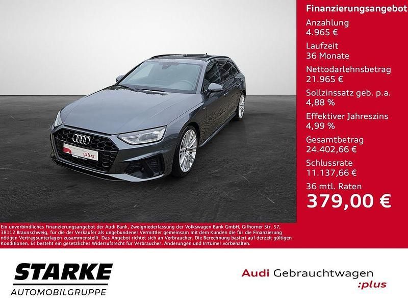 Daytonagrau perleffekt Gebraucht 2021 Audi A4 S-Line Kombi | 26.930 € (Guter Preis) - Bild 1/4