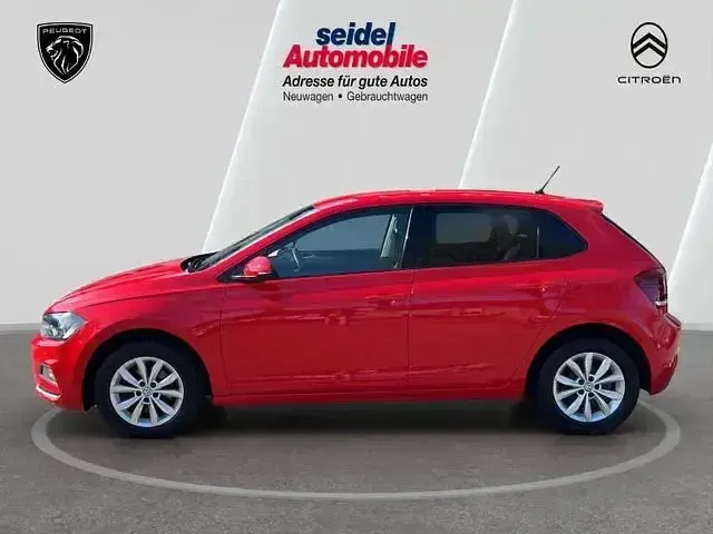 Gebraucht VW Polo Highline 95 PS (69 kW) 2018 Rot Kleinwagen