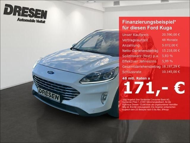 Gebraucht Ford Kuga Titanium S 120 PS (88 kW) 2020 Weiss SUV