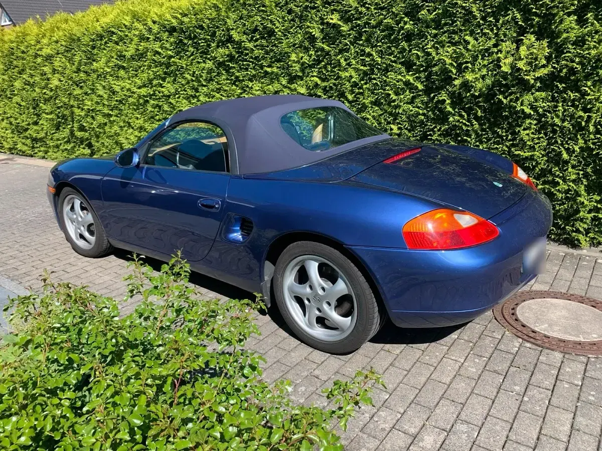 Gebraucht Porsche 986 Boxster 205 PS (150 kW) 1997 Blau Cabrio