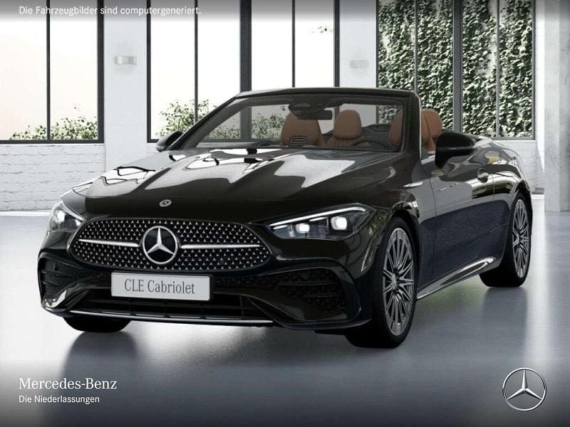 Obsidianschwarz Gebraucht 2024 Mercedes CLE200 AMG Cabrio | 60.790 € (Teuer) - Bild 1/3
