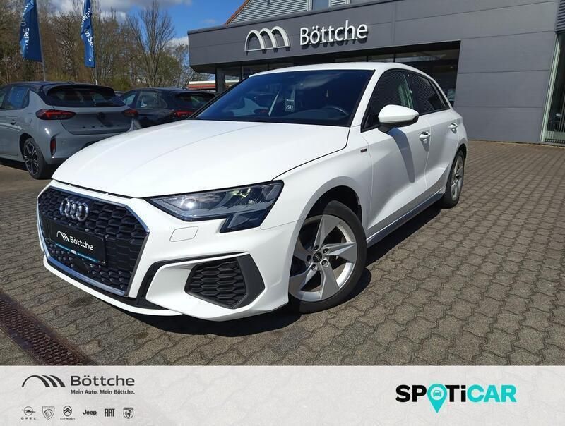 Ibisweiß Gebraucht 2024 Audi A3 S-Line Limousine | 25.980 € (Fairer Preis) - Bild 1/4