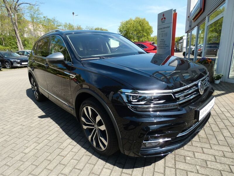 Schwarz Gebraucht 2019 VW Tiguan Allspace R-line SUV | 29.990 € (Fairer Preis) - Bild 1/4