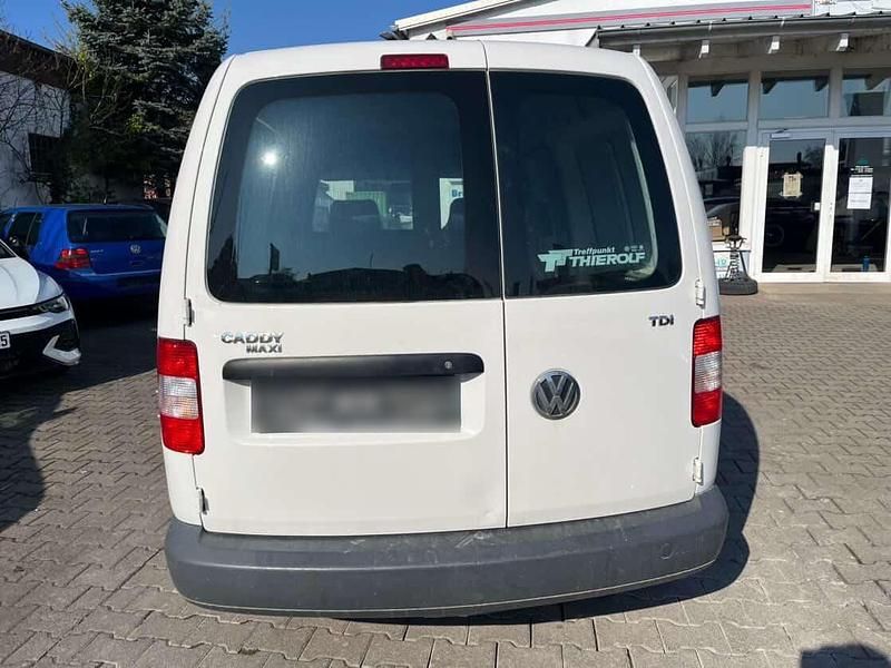 Gebraucht VW Caddy Maxi 105 PS (77 kW) 2010 Weiß Van / Kleinbus