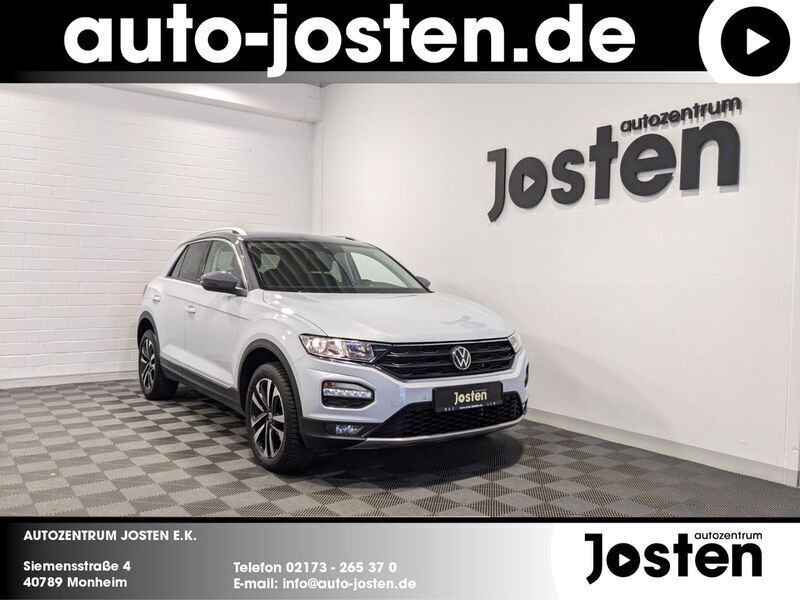 Weiß (white silver metallic (weiss)) Gebraucht 2021 VW T-Roc United SUV | 23.990 € (Guter Preis) - Bild 1/4