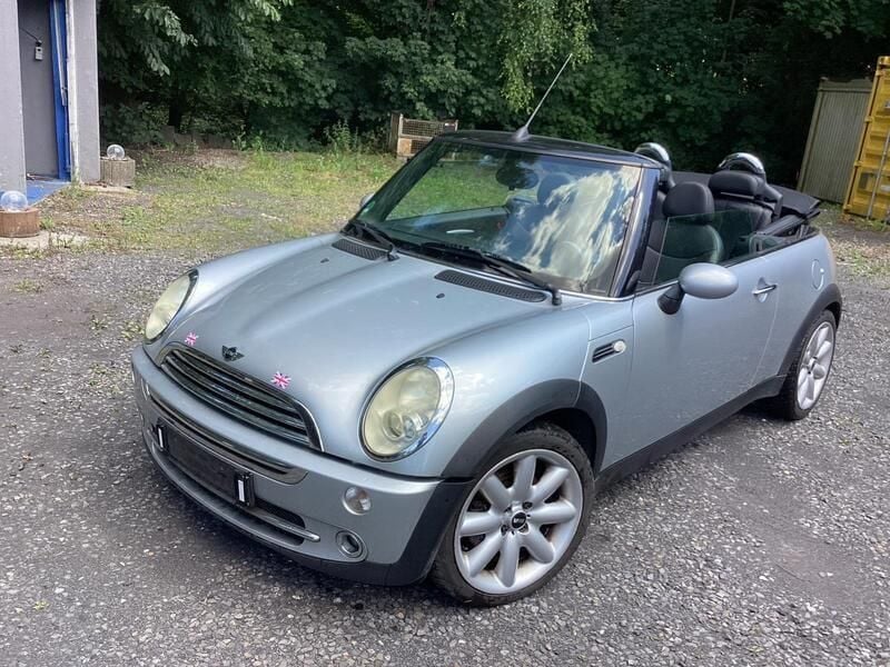 Silber Gebraucht 2005 Mini Cooper Cabriolet Cabrio | 1.999 € (Superpreis) - Bild 1/4