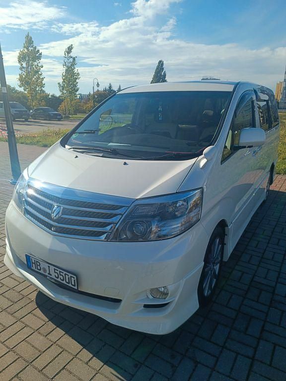 Gebraucht Toyota Alphard 156 PS (114 kW) 2007 Weiß Van / Kleinbus