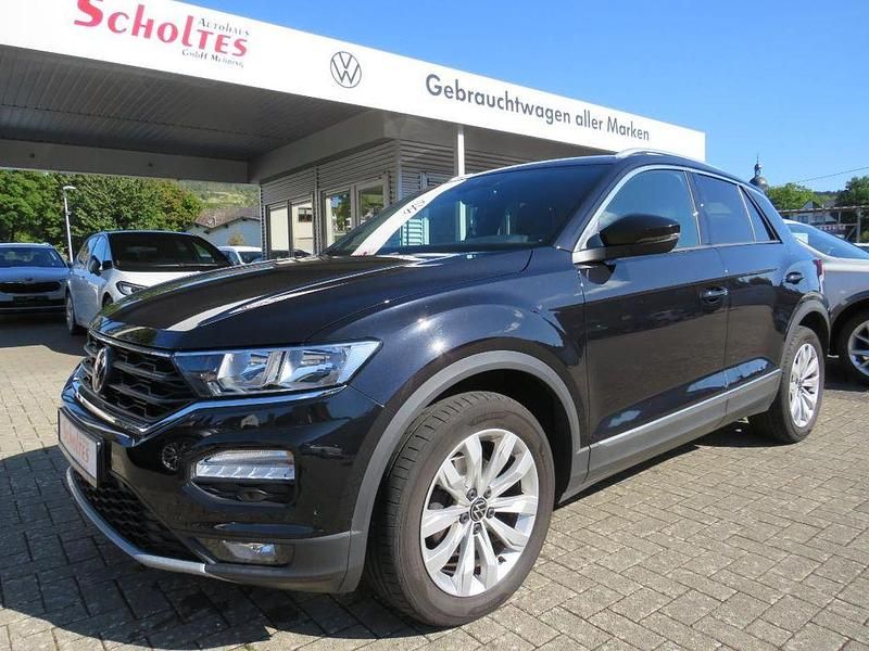 Schwarz Gebraucht 2021 VW T-Roc Sportline SUV | 20.980 € (Fairer Preis) - Bild 1/4