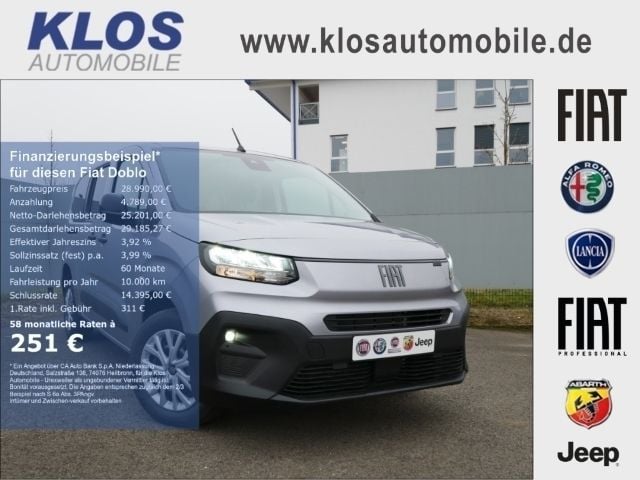 Grau Neu 2025 Fiat Doblò Van / Kleinbus | 28.990 € (Fairer Preis) - Bild 1/4