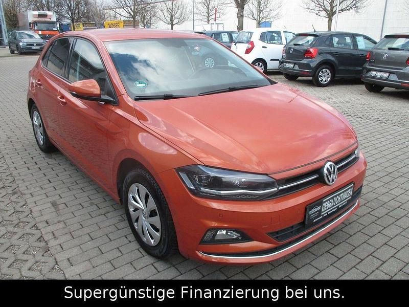 Gebraucht VW Polo Highline 95 PS (69 kW) 2018 Orange Kleinwagen
