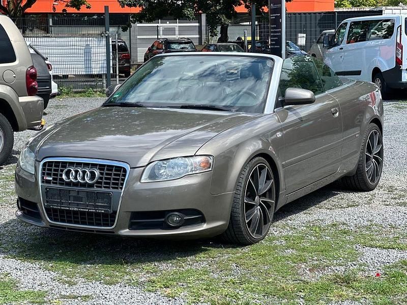 Beige Gebraucht 2007 Audi A4 Cabriolet S-Line Cabrio | 6.990 € (Fairer Preis) - Bild 1/4