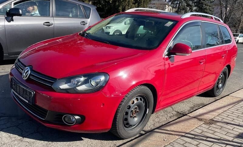 Rot Gebraucht 2012 VW Golf VI Kombi | 2.599 € - Bild 1/4