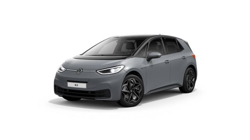 Grau Gebraucht 2021 VW ID.3 Pro Performance Kleinwagen | 22.240 € (Fairer Preis) - Bild 1/4