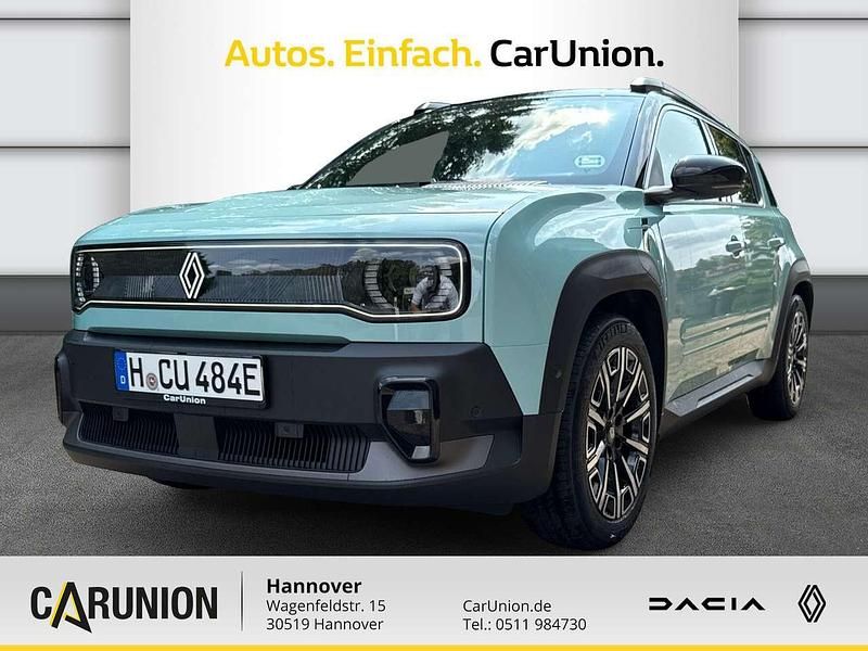 Hautsdefrancegrün, black pearlschwarz metallic Gebraucht 2025 Renault 4 E-Tech Iconic SUV | 35.989 € (Fairer Preis) - Bild 1/4