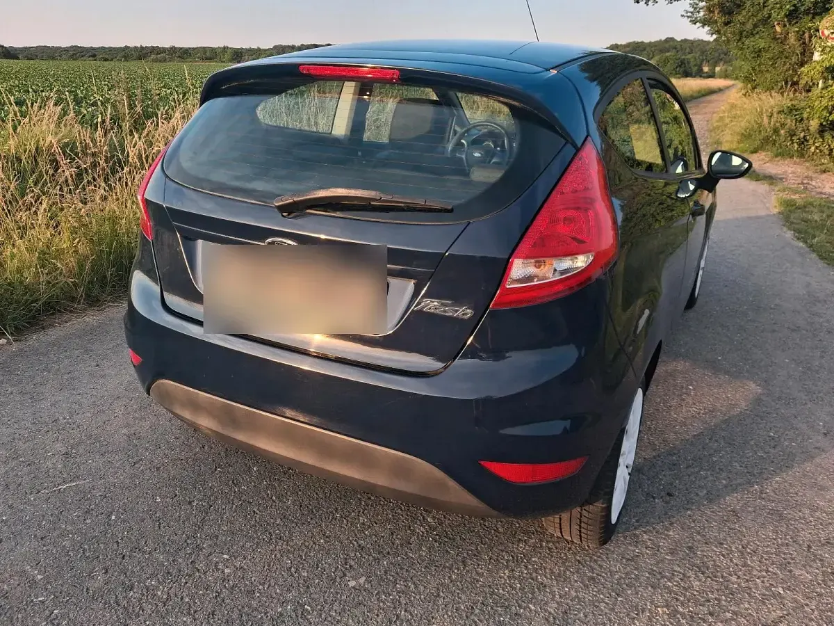 Gebraucht Ford Fiesta 60 PS (44 kW) 2010 Blau Kleinwagen