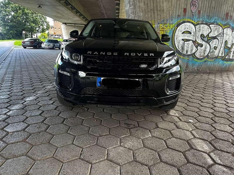 Schwarz Gebraucht 2017 Land Rover Range Rover evoque HSE SUV | 19.499 € (Etwas zu teuer) - Bild 1/4