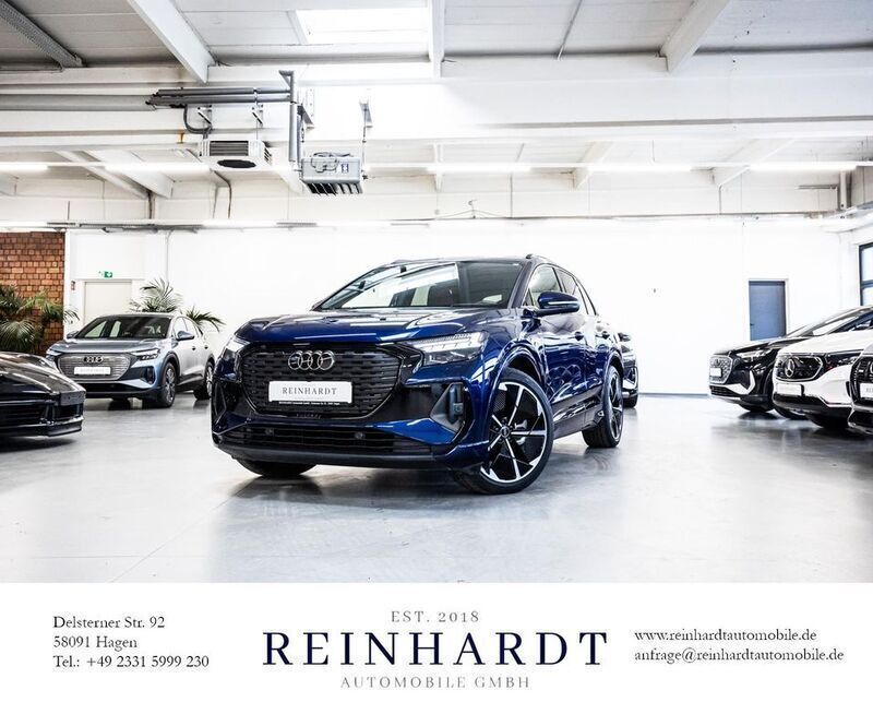 Navarrablau metallic Gebraucht 2023 Audi Q4 e-tron S-Line SUV | 45.210 € (Fairer Preis) - Bild 1/3