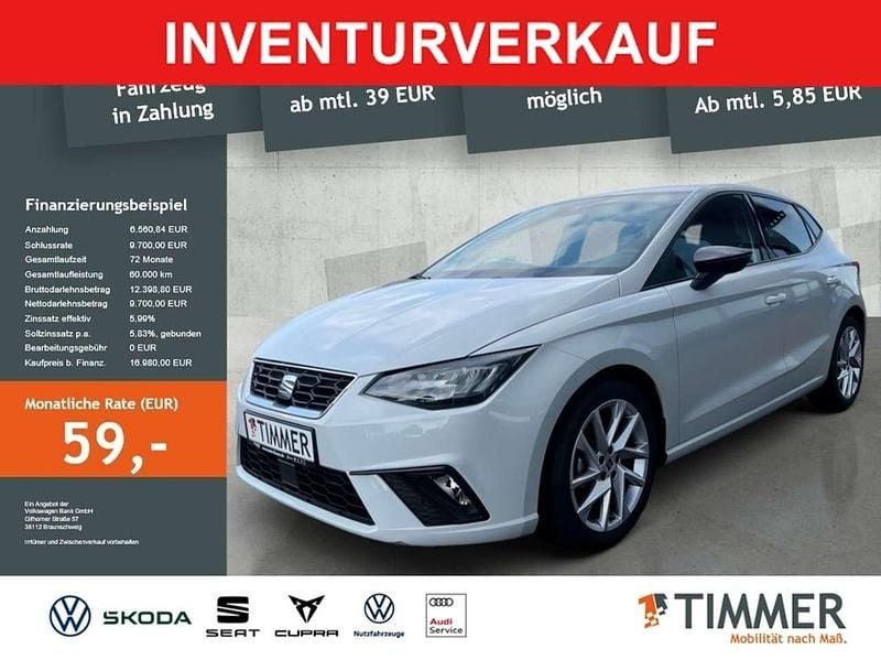 Weiß Gebraucht 2024 Seat Ibiza FR-Line Limousine | 16.790 € (Guter Preis) - Bild 1/4