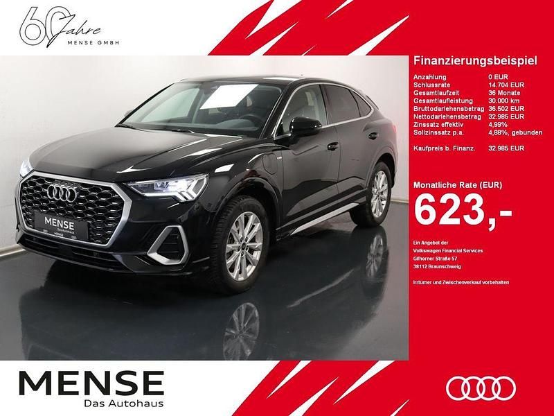 Mythosschwarz Gebraucht 2022 Audi Q3 Sportback S-Line SUV | 32.985 € (Fairer Preis) - Bild 1/4