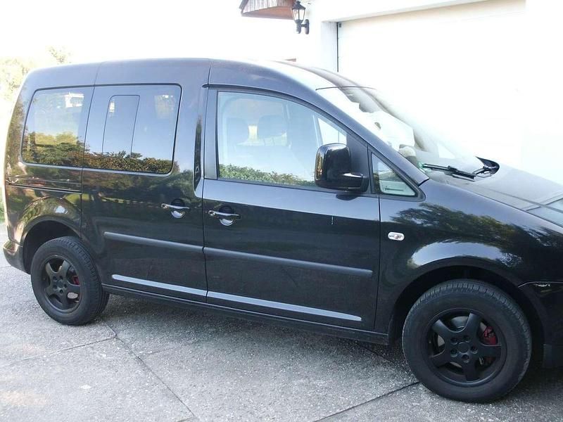 Schwarz Gebraucht 2009 VW Caddy Van / Kleinbus | 6.250 € (Fairer Preis) - Bild 1/4