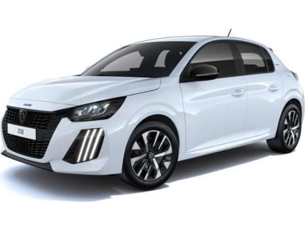 Weiß (orkenit weiß metallic) Neu 2025 Peugeot 208 Style Kleinwagen | 15.654 € (Superpreis) - Bild 1/4