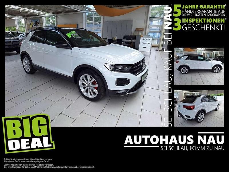 Weiß Gebraucht 2019 VW T-Roc Sportline SUV | 21.990 € (Fairer Preis) - Bild 1/4