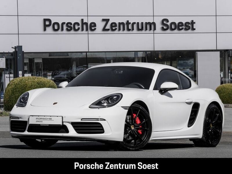 Weiss Gebraucht 2017 Porsche Cayman S Sport Coupé | 74.900 € (Teuer) - Bild 1/4