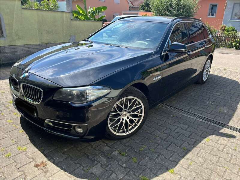 Schwarz Gebraucht 2013 BMW 525 Luxury Line Kombi | 10.499 € (Guter Preis) - Bild 1/4