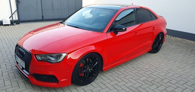 Rot Gebraucht 2015 Audi S3 Sport Limousine | 25.990 € (Teuer) - Bild 1/4