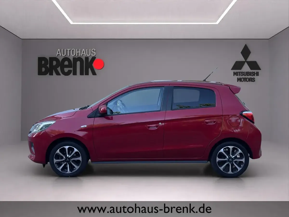 Gebraucht Mitsubishi Space Star Select+ 71 PS (52 kW) 2021 Amarenarot (m) Kleinwagen