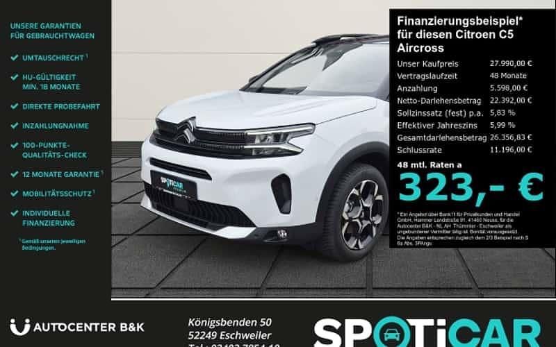 Weiss/typ aussenverkleidung me Gebraucht 2025 Citroën C5 Aircross Start SUV | 27.690 € (Fairer Preis) - Bild 1/4