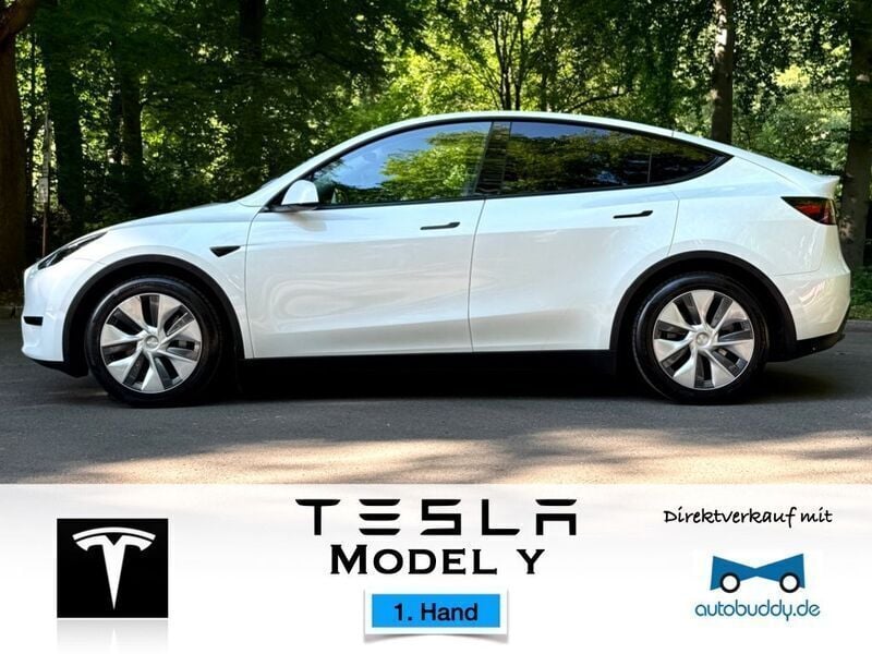 Perlweiß Gebraucht 2023 Tesla Model Y SUV | 32.950 € (Fairer Preis) - Bild 1/4