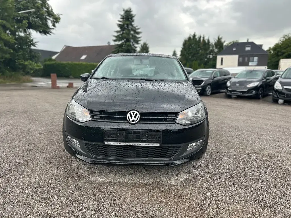 Gebraucht VW Polo Trendline 60 PS (44 kW) 2013 Schwarz Kleinwagen