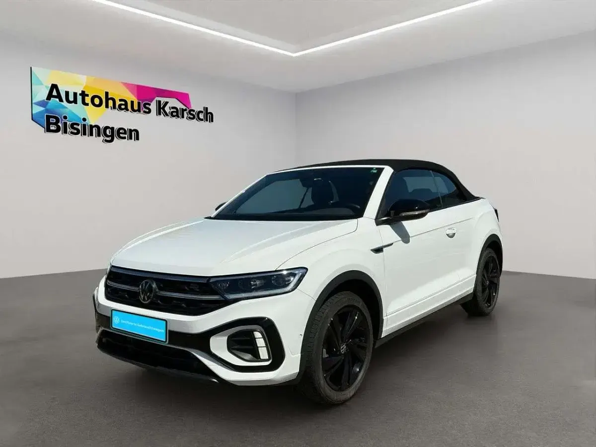 Gebraucht VW T-Roc Cabriolet R-line 150 PS (110 kW) 2024 Weiß Cabrio