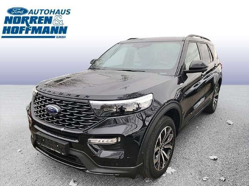 Obsidianschwarz metallic Gebraucht 2022 Ford Explorer ST-Line SUV | 52.980 € (Teuer) - Bild 1/4
