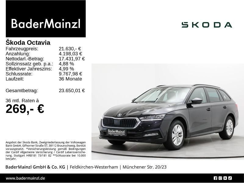 Schwarz Gebraucht 2022 Skoda Octavia Kombi | 20.860 € (Guter Preis) - Bild 1/3