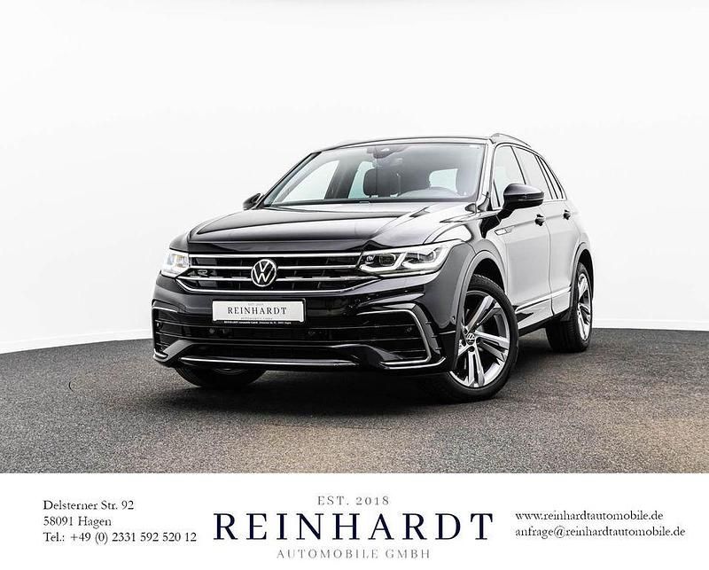 Deep black perleffekt Gebraucht 2021 VW Tiguan R-line SUV | 34.690 € (Fairer Preis) - Bild 1/3