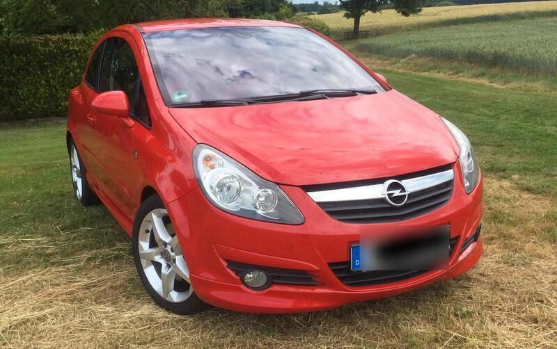 Rot Gebraucht 2007 Opel Corsa Kleinwagen | 2.999 € (Fairer Preis) - Bild 1/4