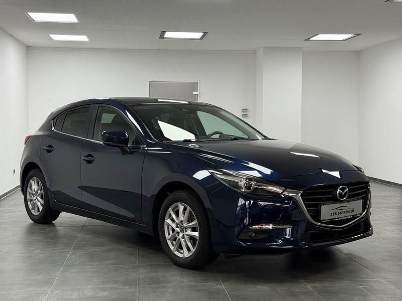 Gebraucht Mazda 3 Exclusive 120 PS (88 kW) 2018 Blau Limousine