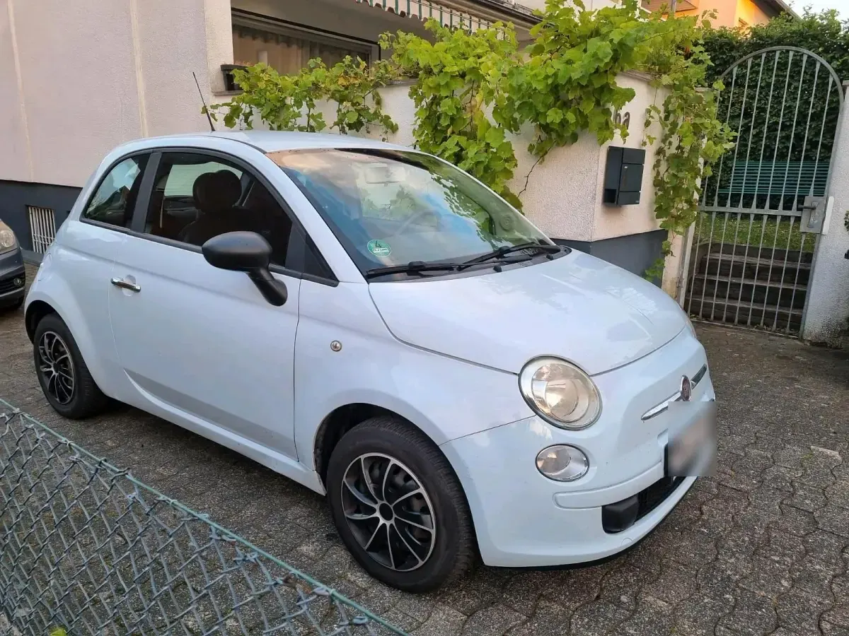 Gebraucht Fiat 500 70 PS (51 kW) 2009 Blau Cabrio