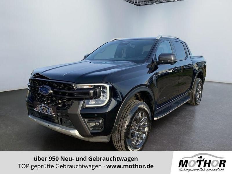 Obsidianschwarz Gebraucht 2023 Ford Ranger Wildtrack Abholung | 40.786 € (Teuer) - Bild 1/4