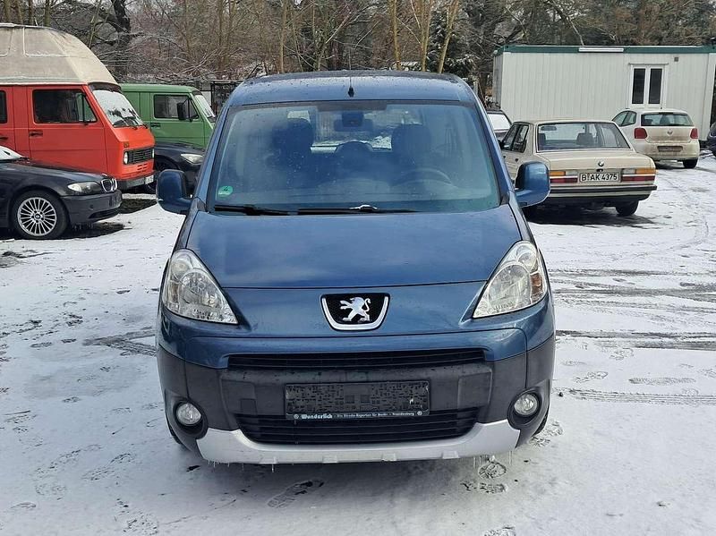 Gebraucht Peugeot Partner Tendance 109 PS (80 kW) 2009 Blau Van / Kleinbus