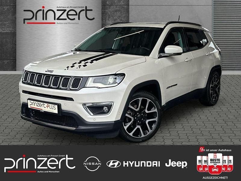 Pearl white tricoat Gebraucht 2018 Jeep Compass Limited SUV | 17.970 € (Fairer Preis) - Bild 1/4