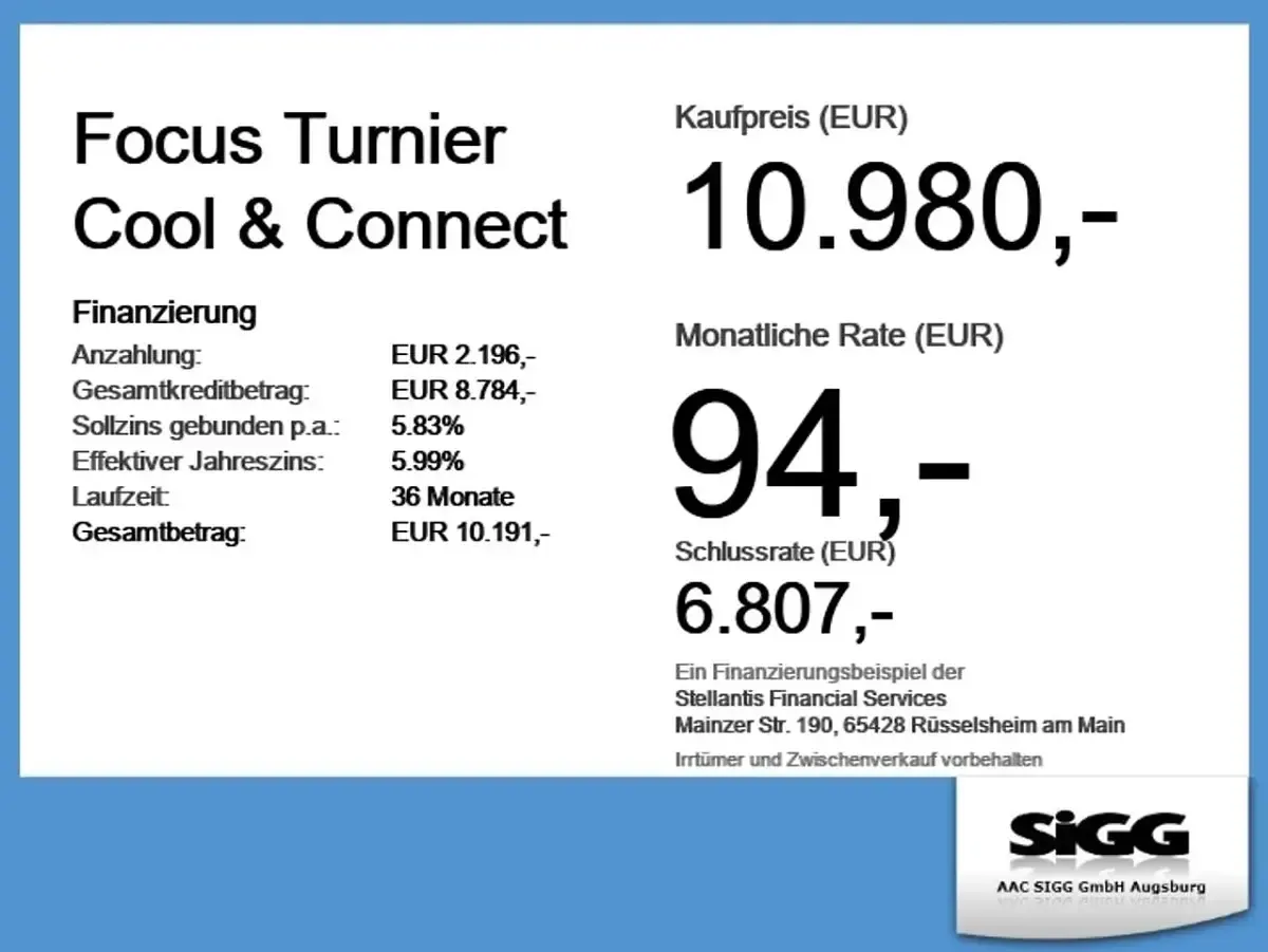 Gebraucht Ford Focus Cool & Connect 120 PS (88 kW) 2020 Dynamicblau metallic Kombi