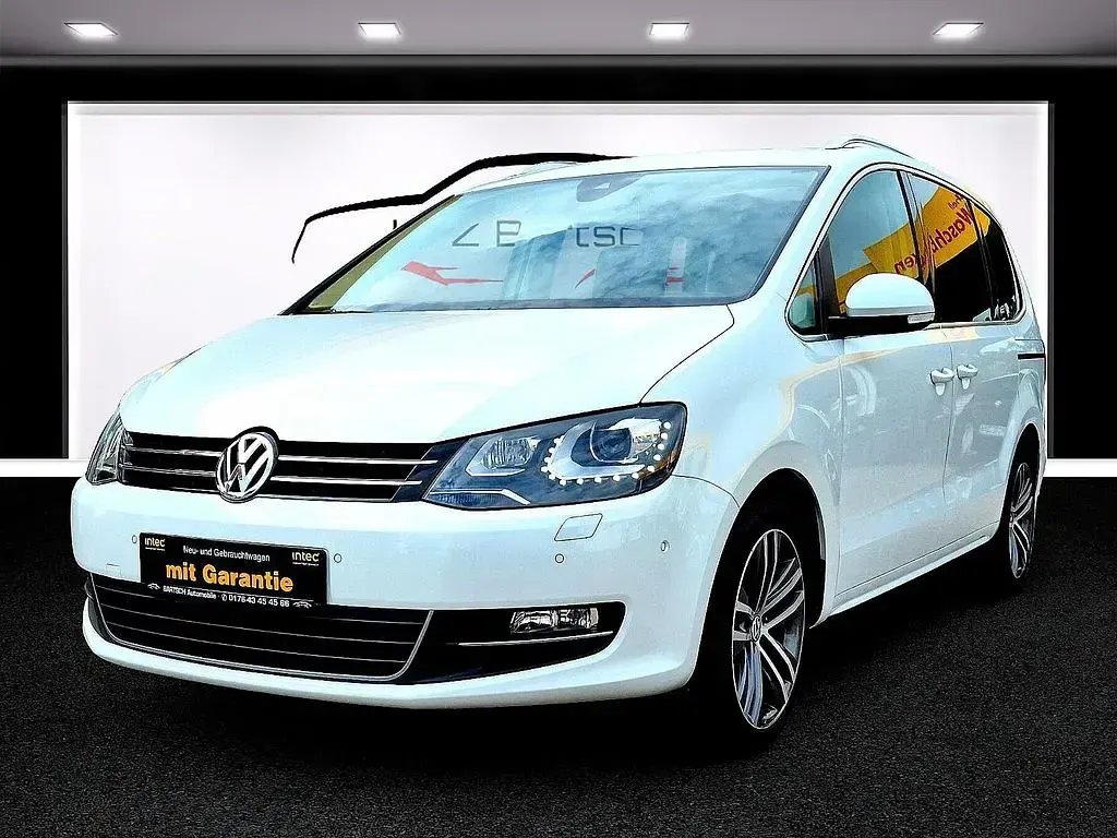 Gebraucht VW Sharan Highline 177 PS (130 kW) 2015 Weiß Van / Kleinbus