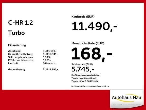 Gebraucht Toyota C-HR Basis 116 PS (85 kW) 2017 Schneeweiß SUV