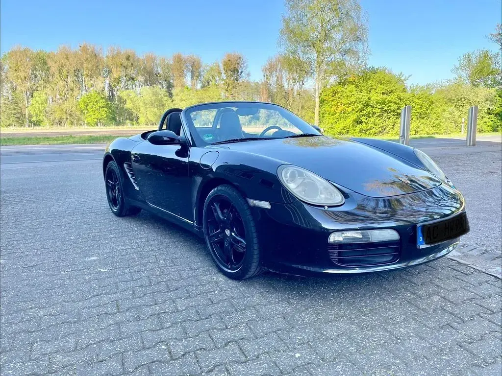 Second-hand Porsche Boxster 239 CP (175 kW) 2004 Negru Cabrio