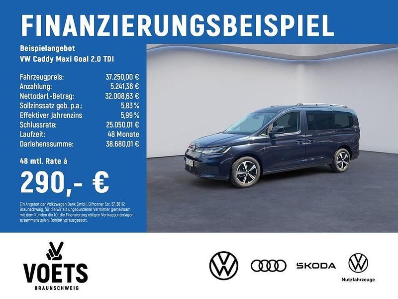 Gebraucht VW Caddy Maxi Goal 122 PS (89 kW) 2025 Starlight blue metallic Van / Kleinbus